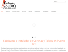 Tablet Screenshot of cortinasvalero.com